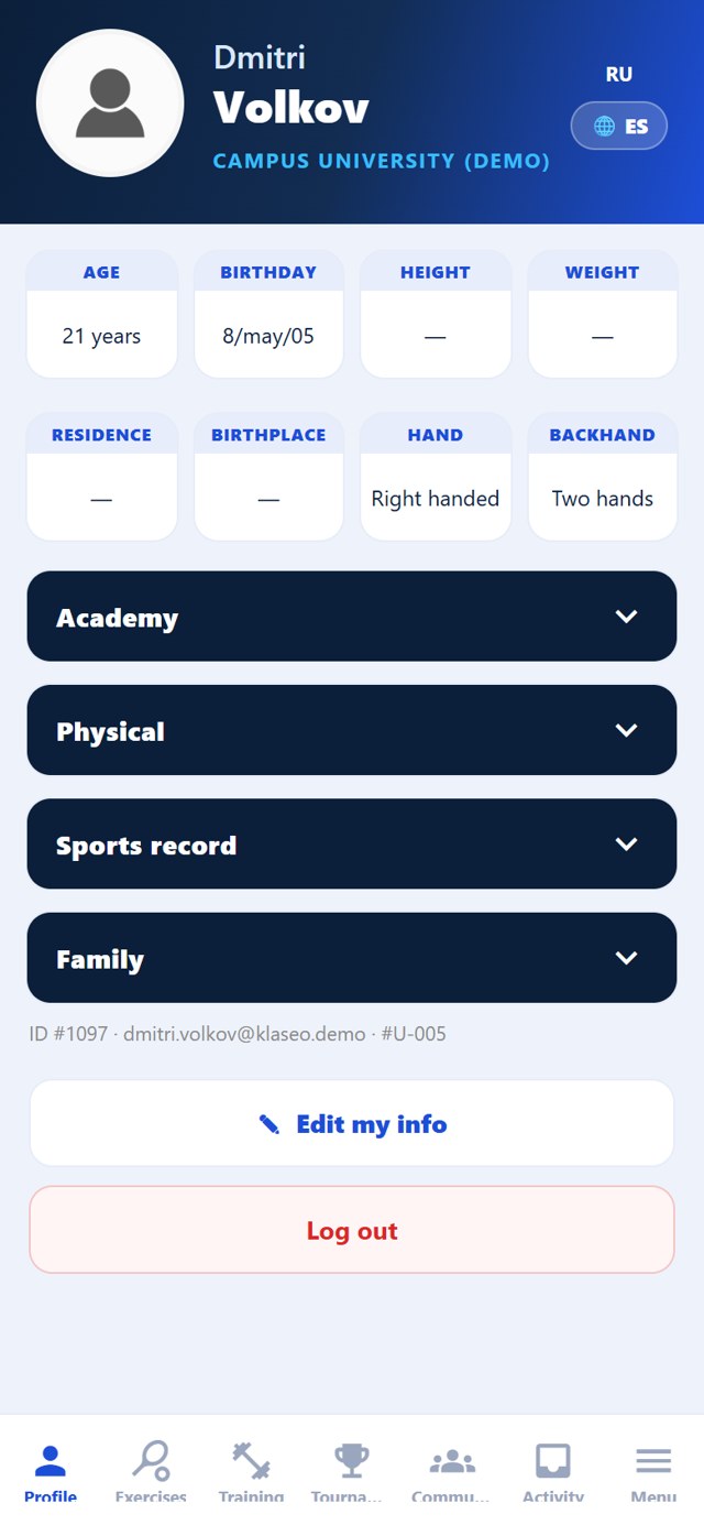 Klaseo player app