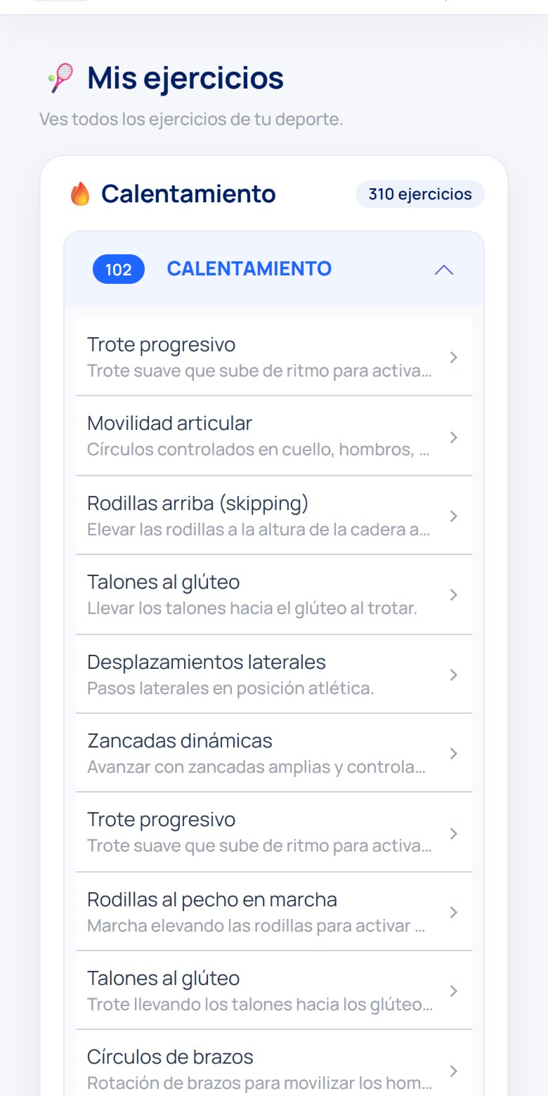 Biblioteca de ejercicios del alumno